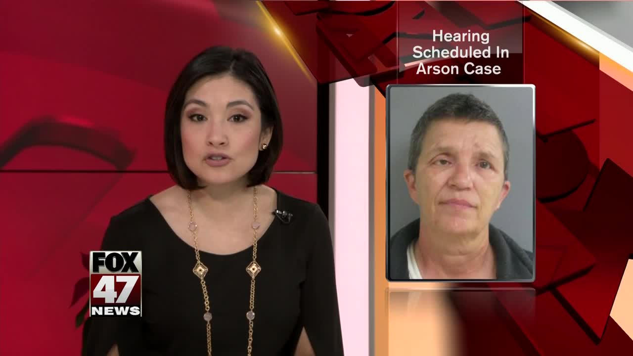 Hearing schedule in arson case