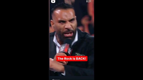 The rock is back