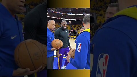 LeBron And Curry Intense Deliberations For The Game WINNING Ball Is Hilarious