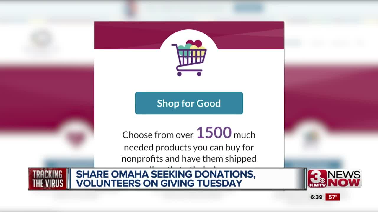 SHARE Omaha seeking donations, volunteers on Giving Tuesday