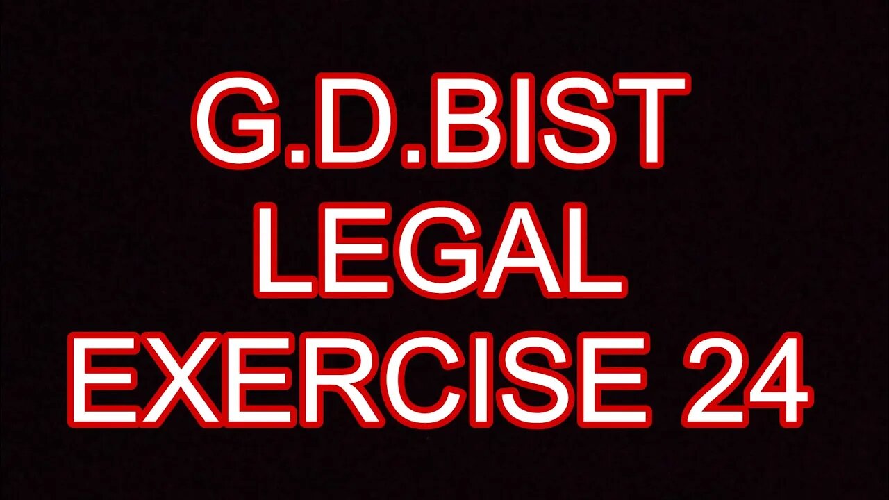 G.D.BIST LEGAL EXERCISE NO 24 #trending #video #viralvideo #shorthand #ssc