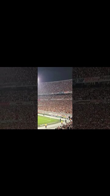 83.000 hinchas de River Plate cantando fuerte en el estadio - River Plate 3x0 Godoy Cruz