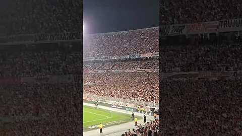 83.000 hinchas de River Plate cantando fuerte en el estadio - River Plate 3x0 Godoy Cruz