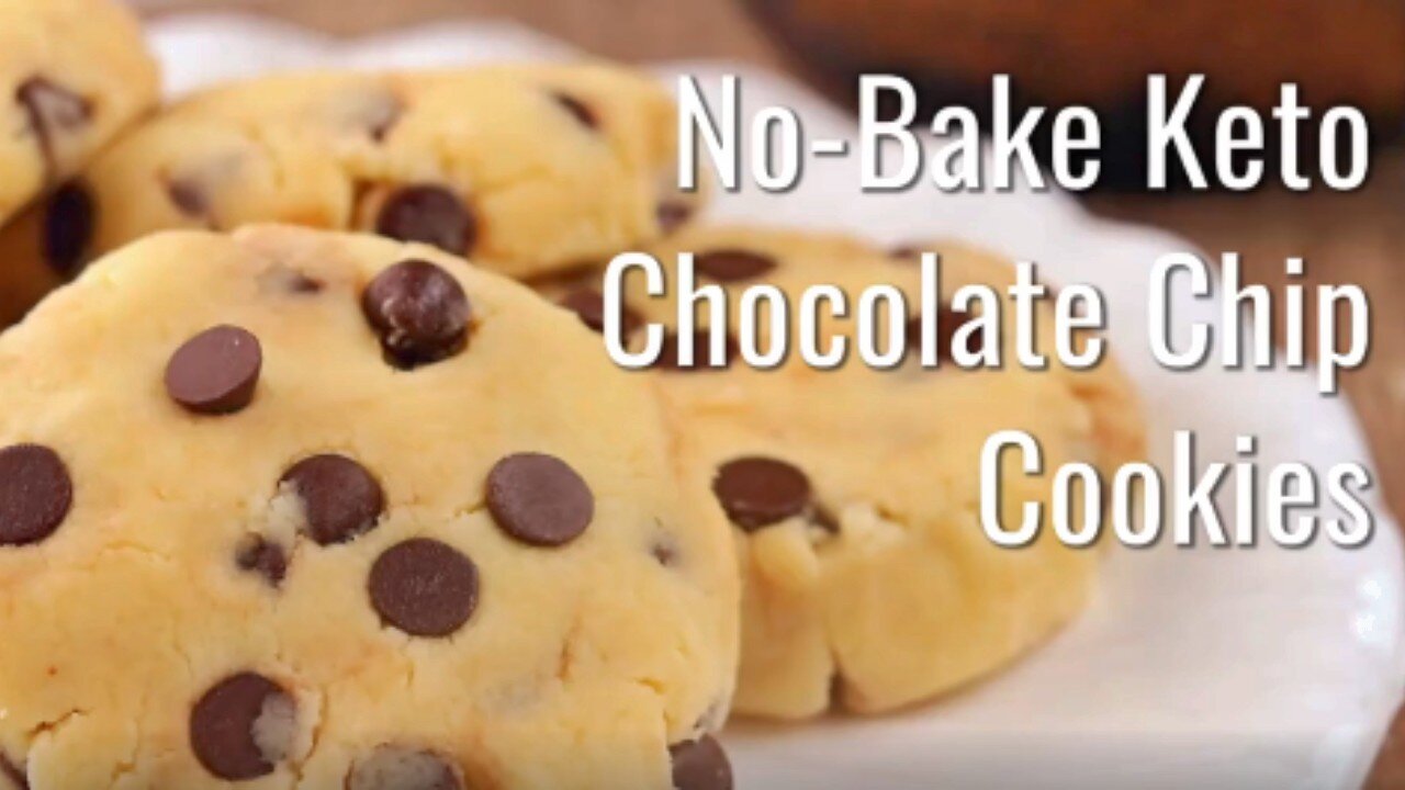 Keto Diet Recipes No-Bake Keto Chocolate Chip Cookies