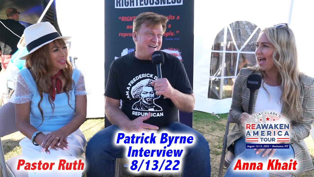 Patrick Byrne Interview at Reawaken America Tour in Batavia/Rochester, NY 8/13/22 Day 2