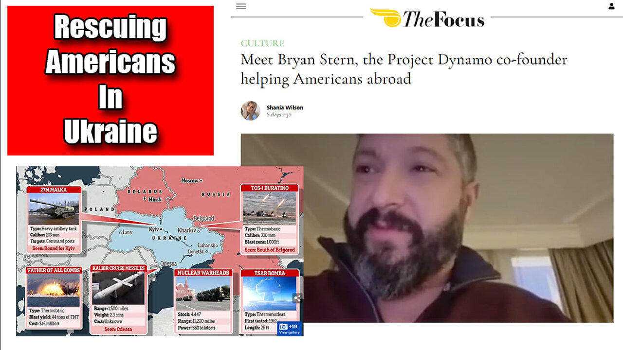 Project Dynamo co-founder Bryan Stern Rescuing Americans In Ukraine