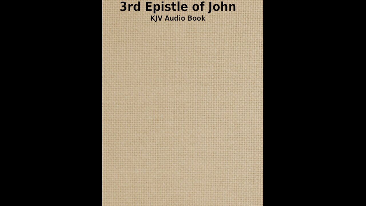 III John - Ch 1 - KJV