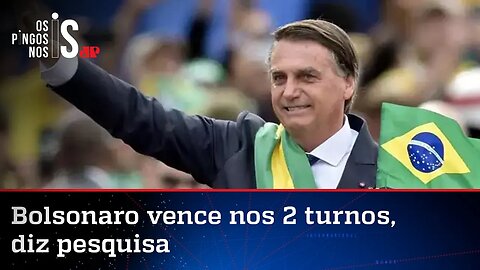 Bolsonaro cresce, passa Lula e assume liderança em pesquisa eleitoral