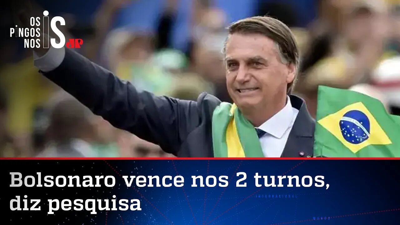 Bolsonaro cresce, passa Lula e assume liderança em pesquisa eleitoral