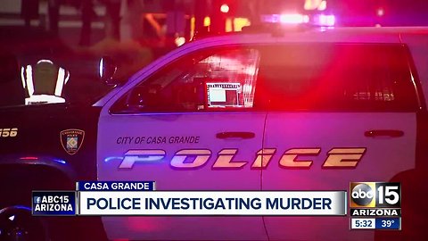 Casa Grande officials investigating homicide