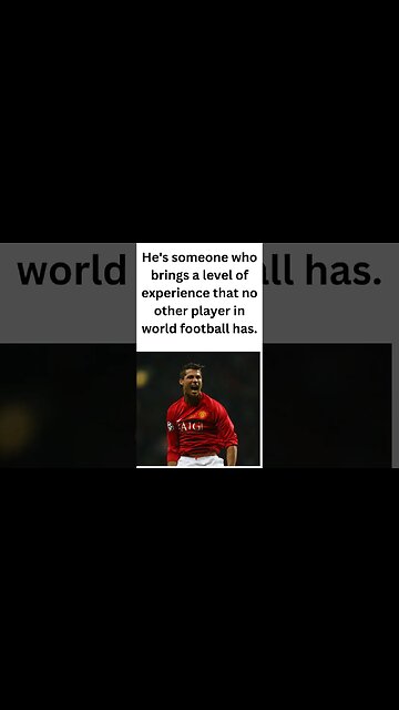 Ronaldo's inclusion was simple. #short