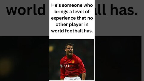 Ronaldo's inclusion was simple. #short