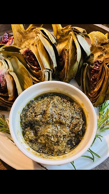 Artichoke with Dipping Sauce