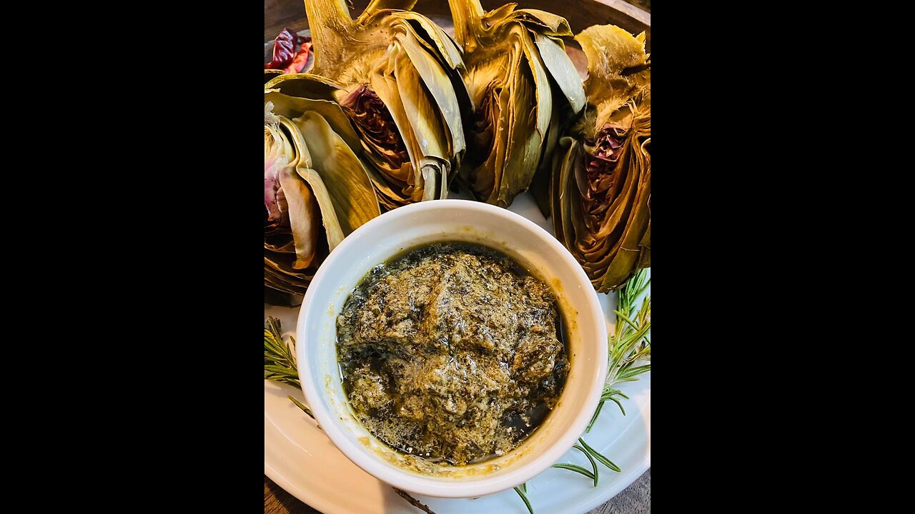 Artichoke with Dipping Sauce