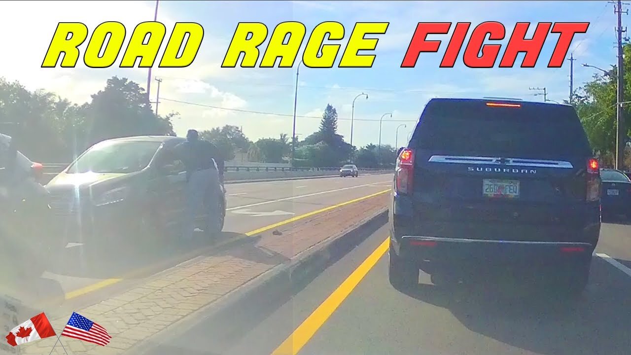 Caught on Cam: Man Goes and Punches Driver in a Wild Road Rage Incident!