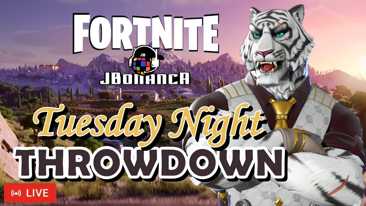 🔴LIVE - Tuesday Night THROWDOWN! 🚨Follower Goal (55/60) #Fortnite