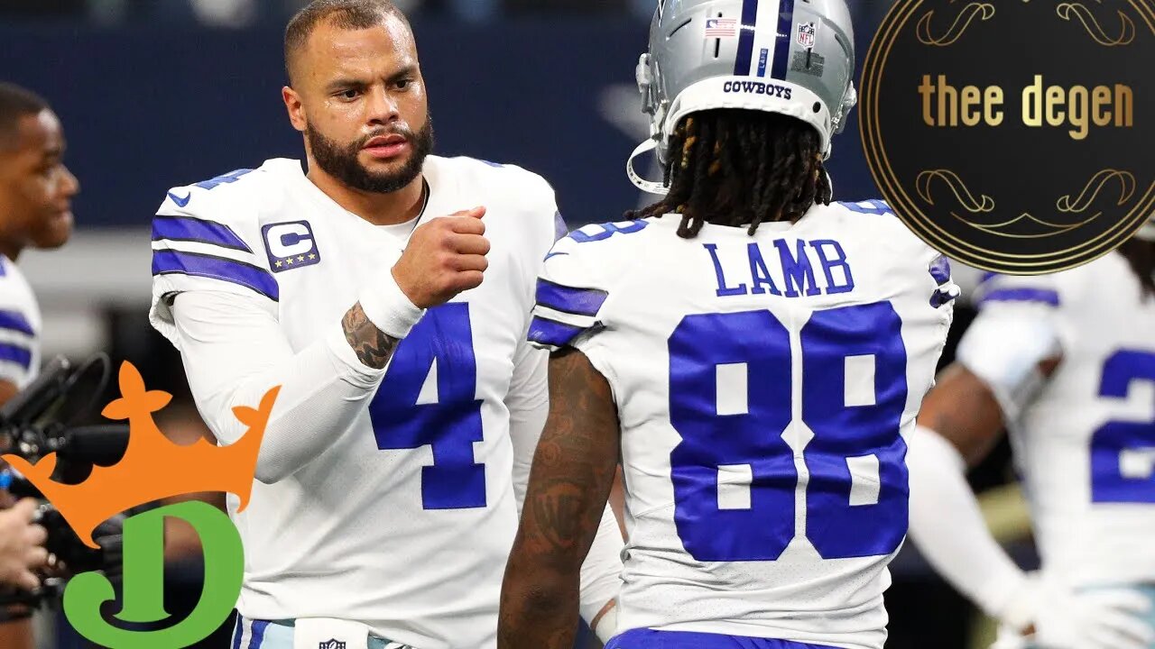 Thursday Night Football Boost Draft Kings: Dak o99.5 Yards and CeeDee Lamb o54.5 Receiving Yards