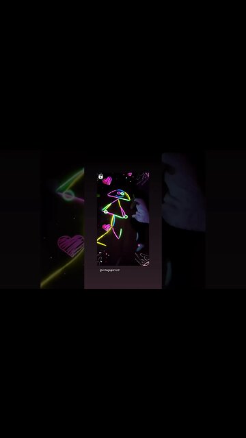 My babygirl made daddy out of neon