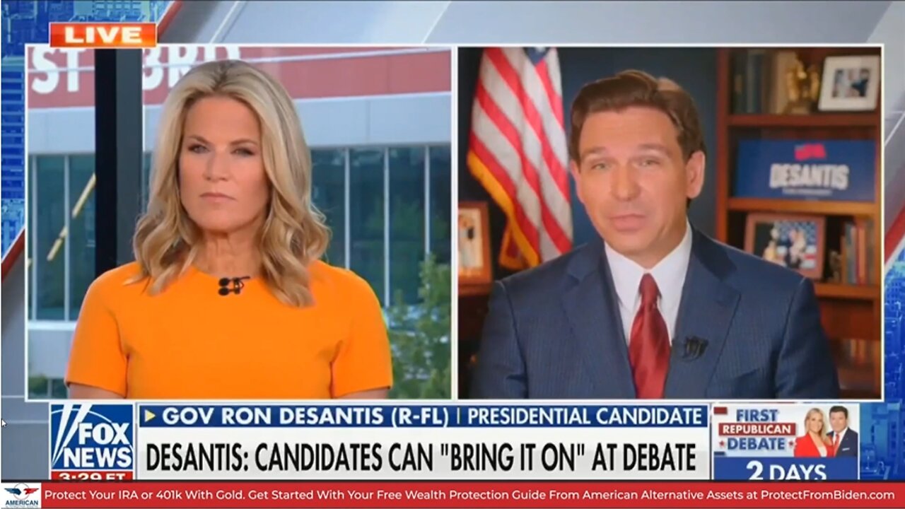 DeSantis Says Trump Is Displaying A Sense Of Entitlement By Not Debating