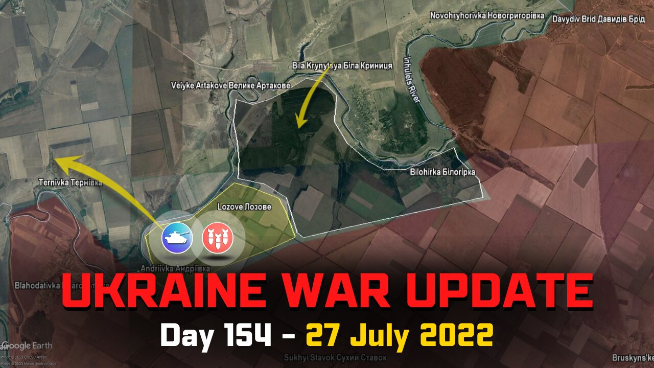 Ukraine War Update [27 July] - Pokrovske (Bakhmut Front) & Andriivka (Kherson Front) in question