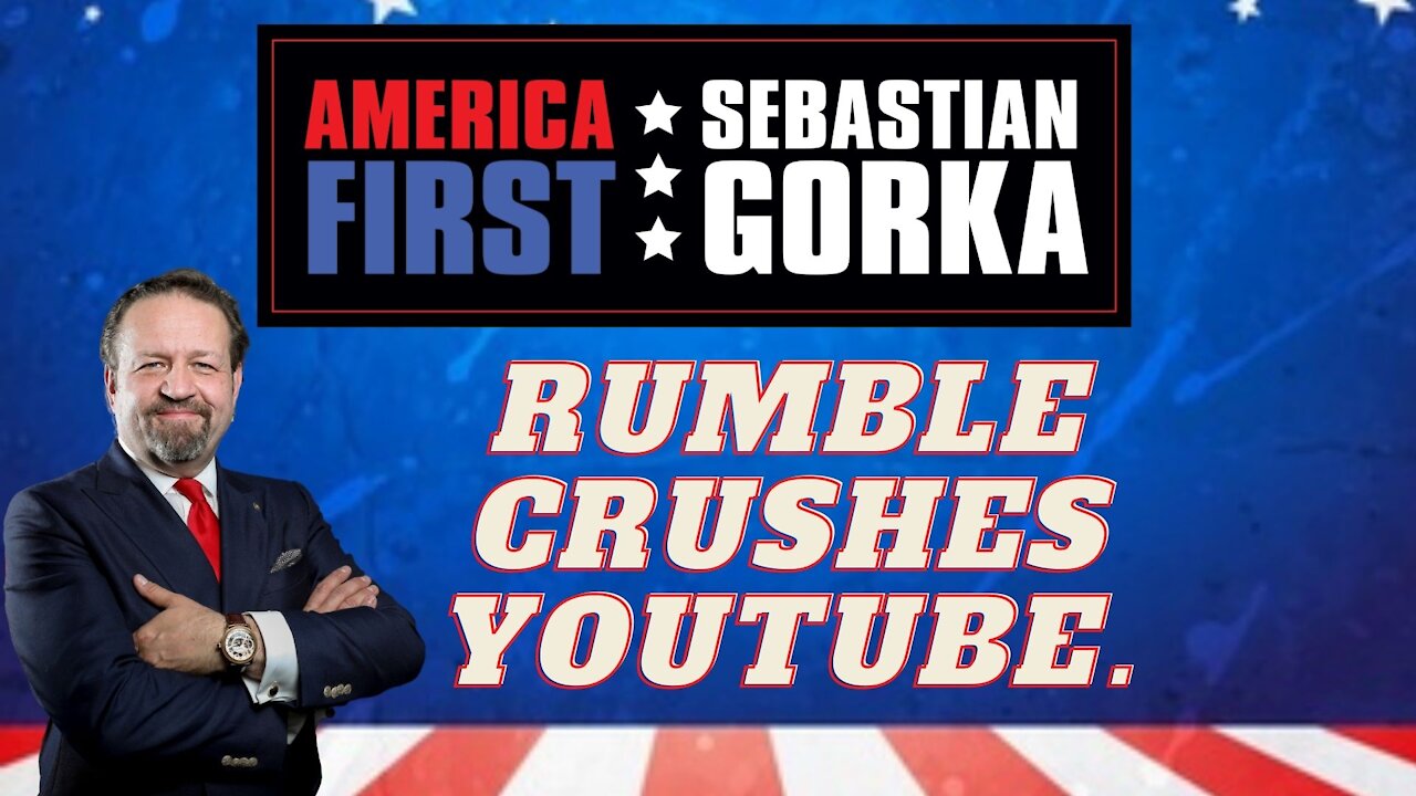 Rumble crushes YouTube. Caller with Sebastian Gorka on AMERICA First