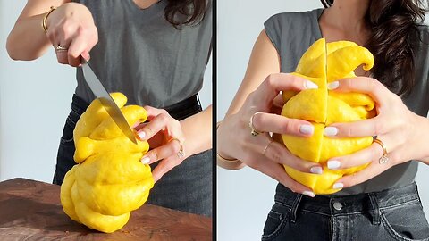 What's inside this HUGE LEMON