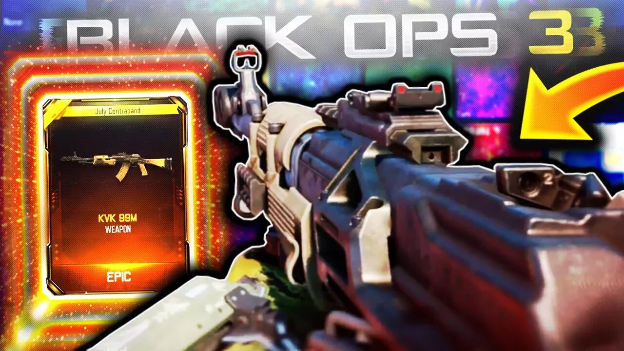 NEW "KVK 99M GAMEPLAY" - BLACK OPS 3 KVK 99M GAMEPLAY! BO3 "AN94 DLC WEAPON GAMEPLAY" SHOWCASE!