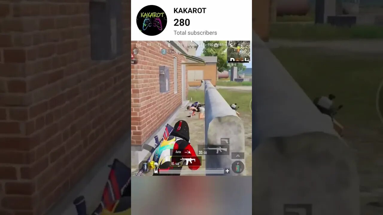 Attacking 1V3 😱🥵 #short #shorts #bgmi #pubgmobile #kakarot