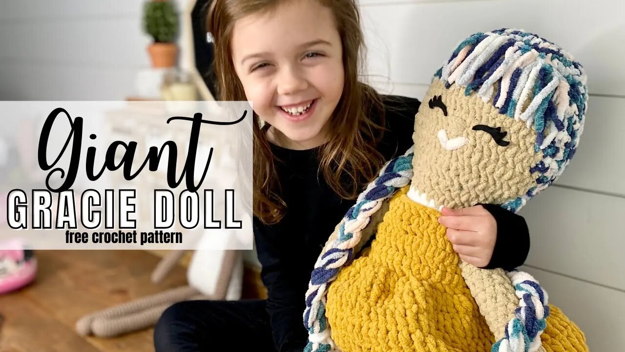 How to Make a Giant Crochet Doll- Free Crochet Baby Doll Pattern