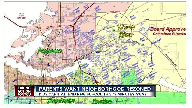 Parrish parents petition school board over zoning