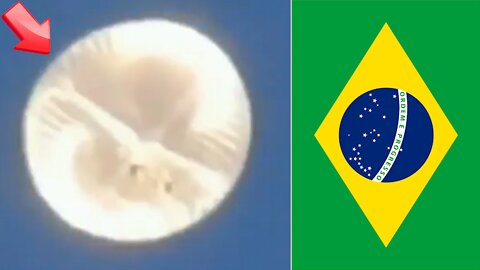 You thought it was the moon? it is a UFO! Brazil [Space]