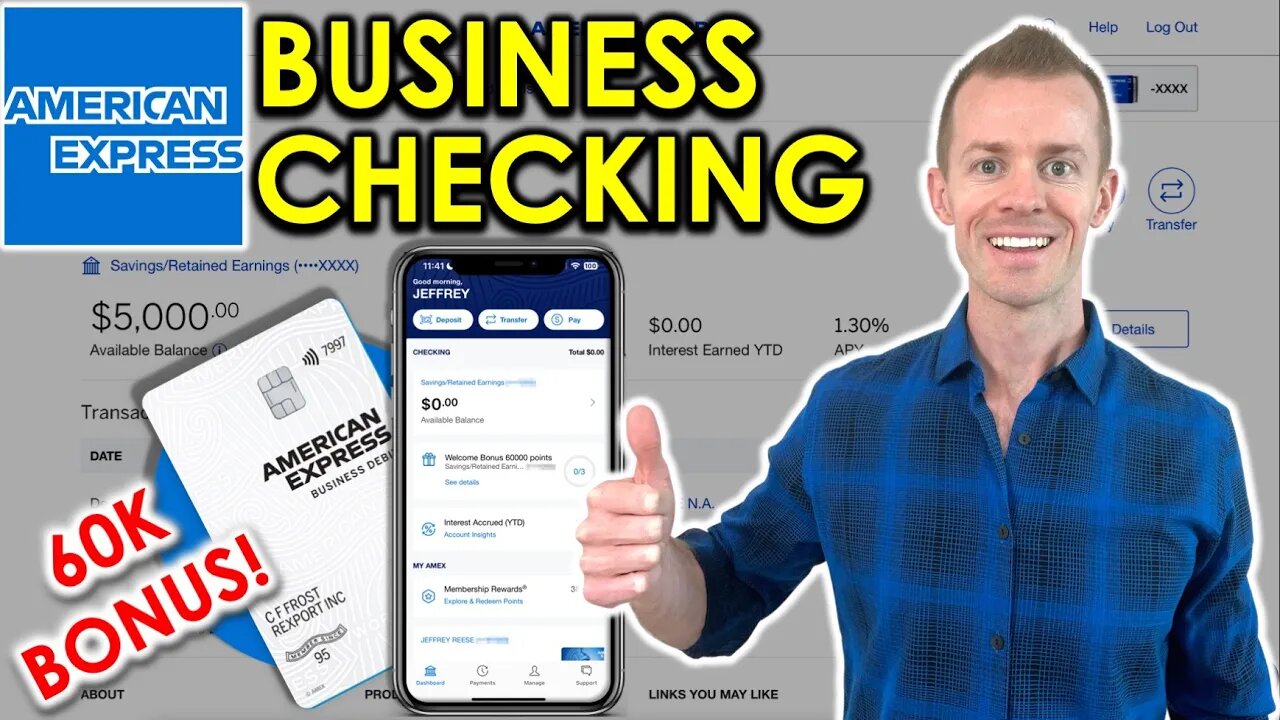 How to Open an Amex Business Checking Account (WATCH ME APPLY!)