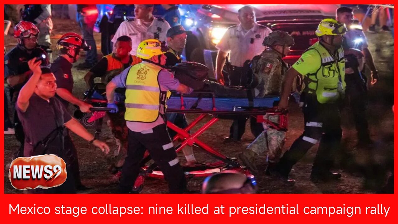 Nine killed in Mexico stage collapse at campaign event । NEWS9