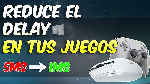 ELIMINA el INPUT LAG en todos los JUEGOS en MOUSE,TECLADO y MANDO | Quita el Delay 🖱️🎮✅