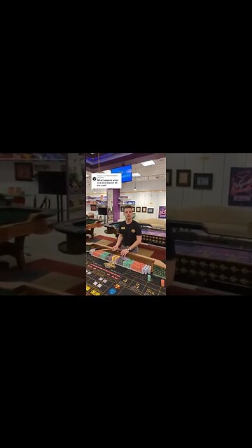 What if the dice don't hit the back wall? #craps #casino