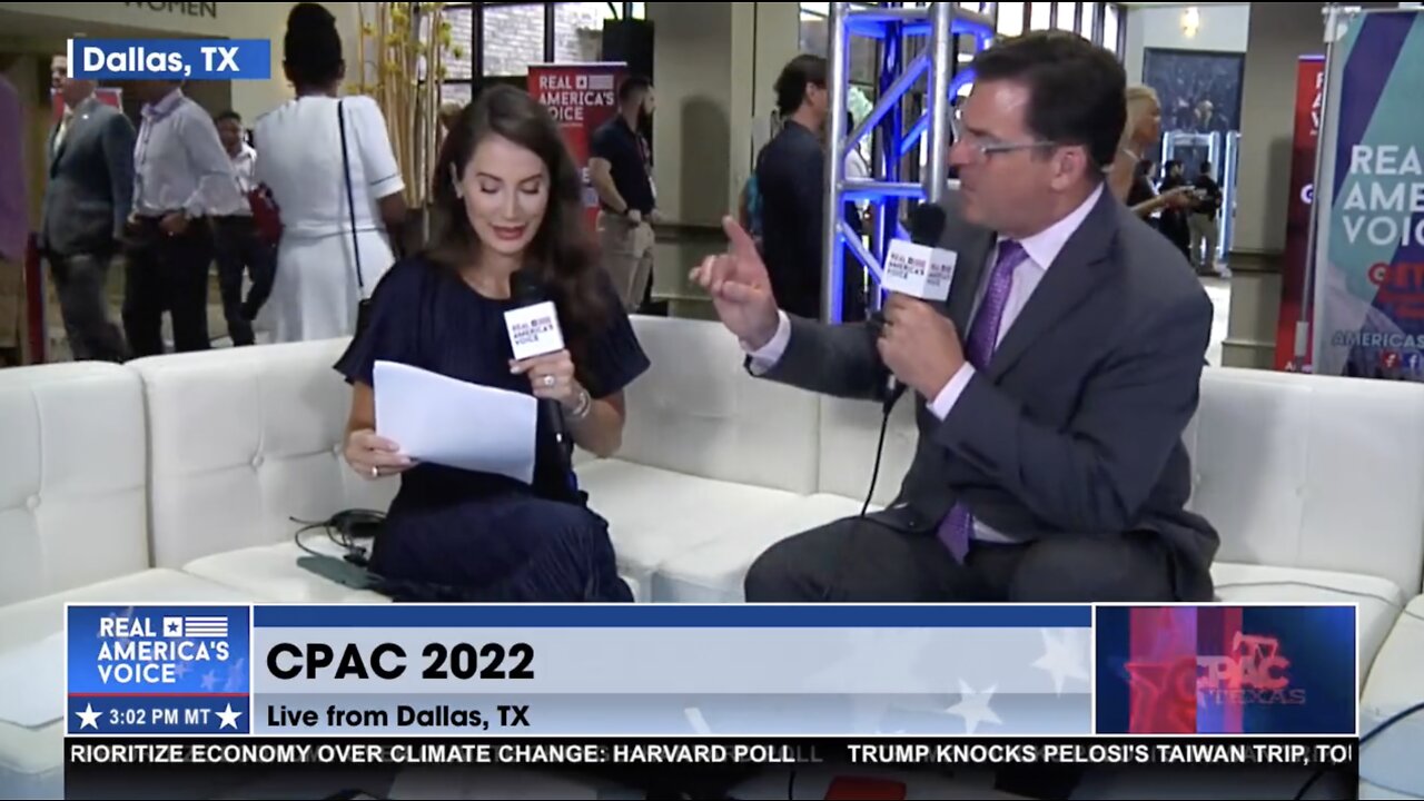 Steve Gruber and Amanda Head Announce the CPAC Straw Poll Results