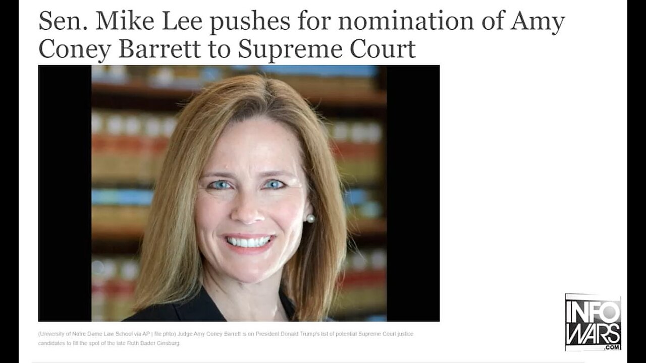 Amy Coney Barrett is a Deep State Trojan Horse