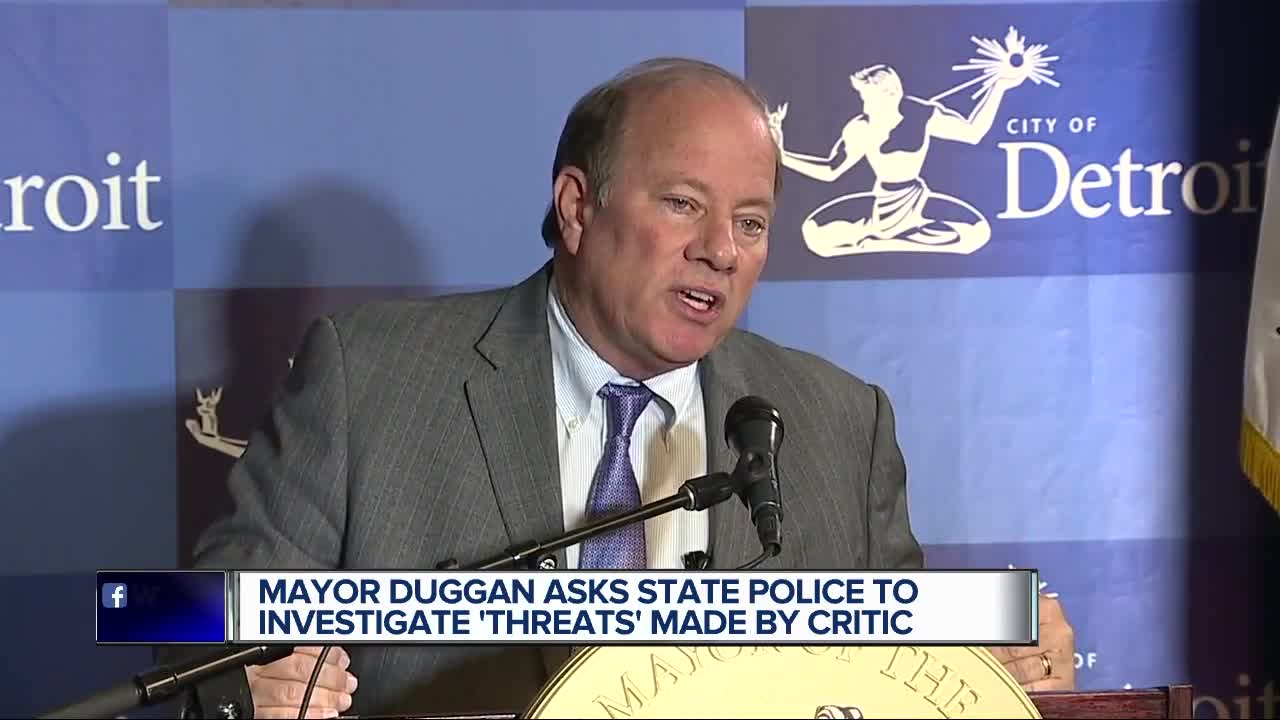 Duggan asks MSP to open investigation into threats made by longtime critic