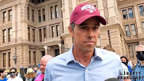 Beto O'Rourke Leads Libtard Clown Show Protesting Texas Bill SB7 Upholding Election Integrity