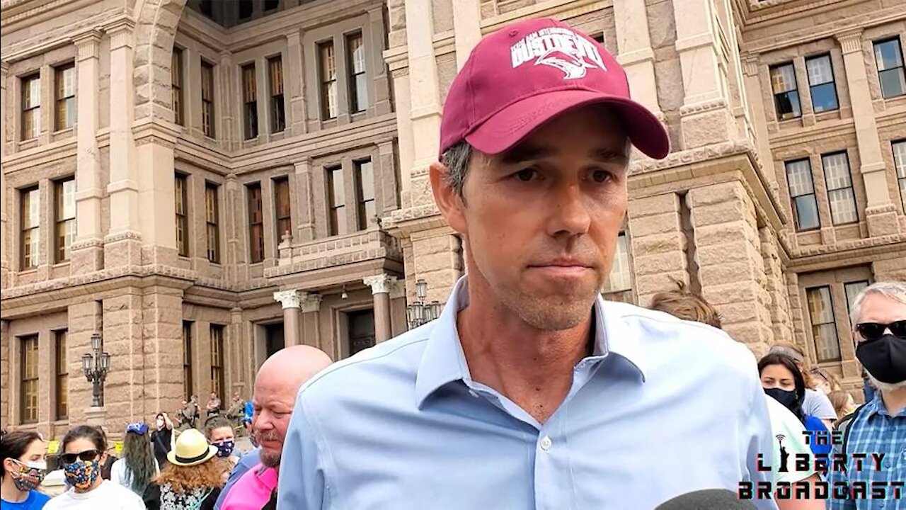 Beto O'Rourke Leads Libtard Clown Show Protesting Texas Bill SB7 Upholding Election Integrity