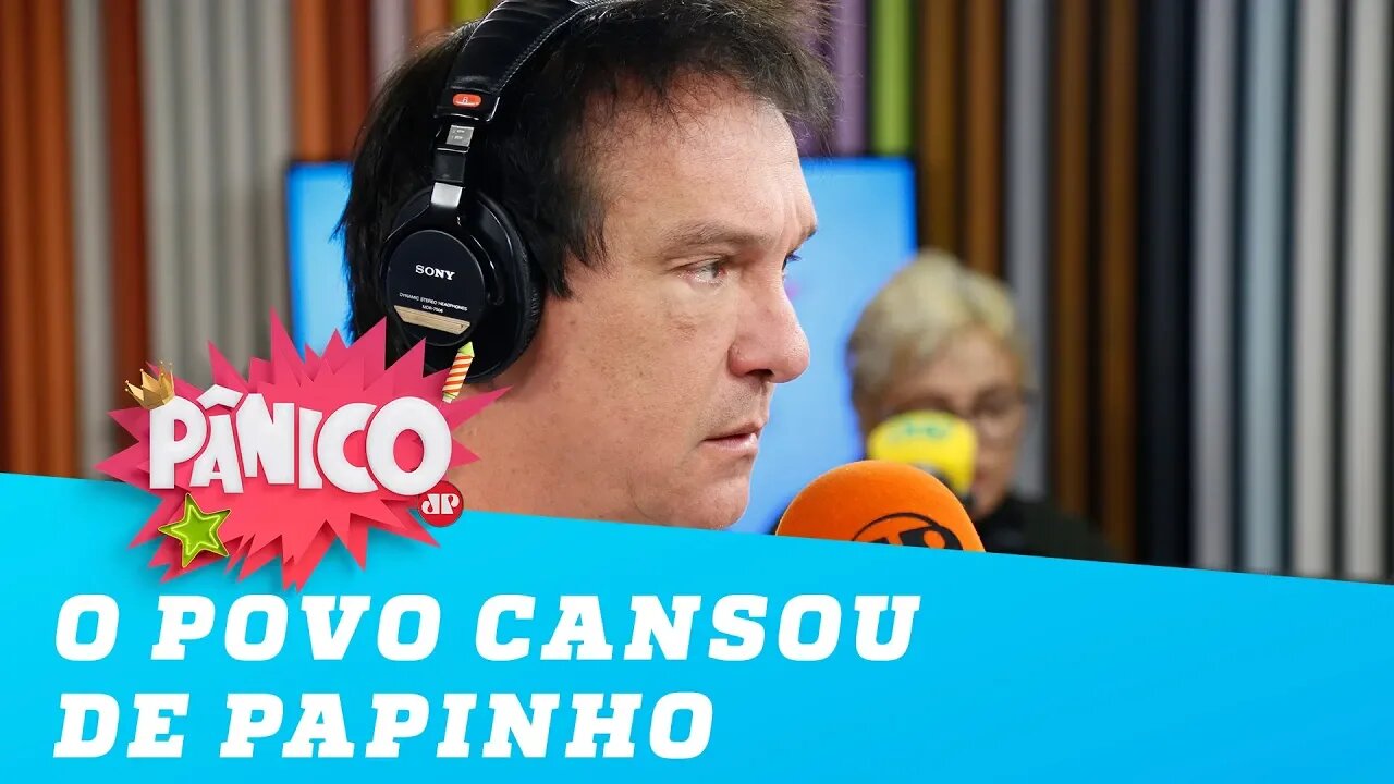 Emílio analisa momento político: "O povo cansou de papinho"