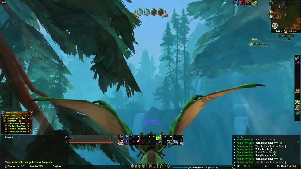 World of Warcraft Dragonflight It's Cold Up Here