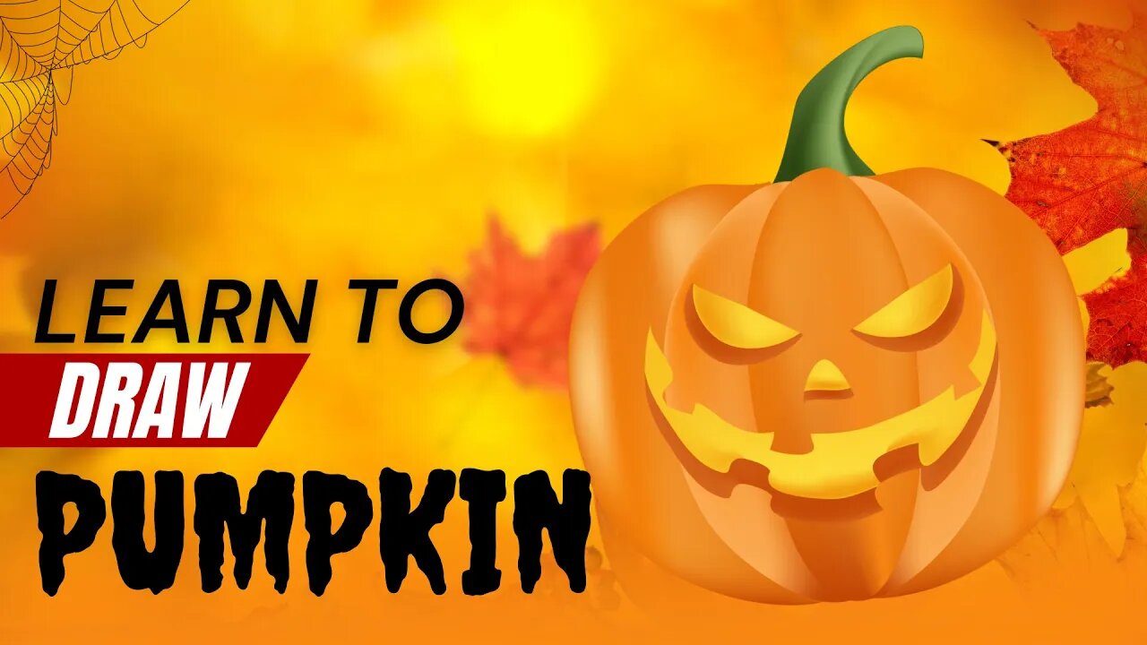 How to Draw a Pumpkin | Easy Kids Drawing | Kids Art Tutorial