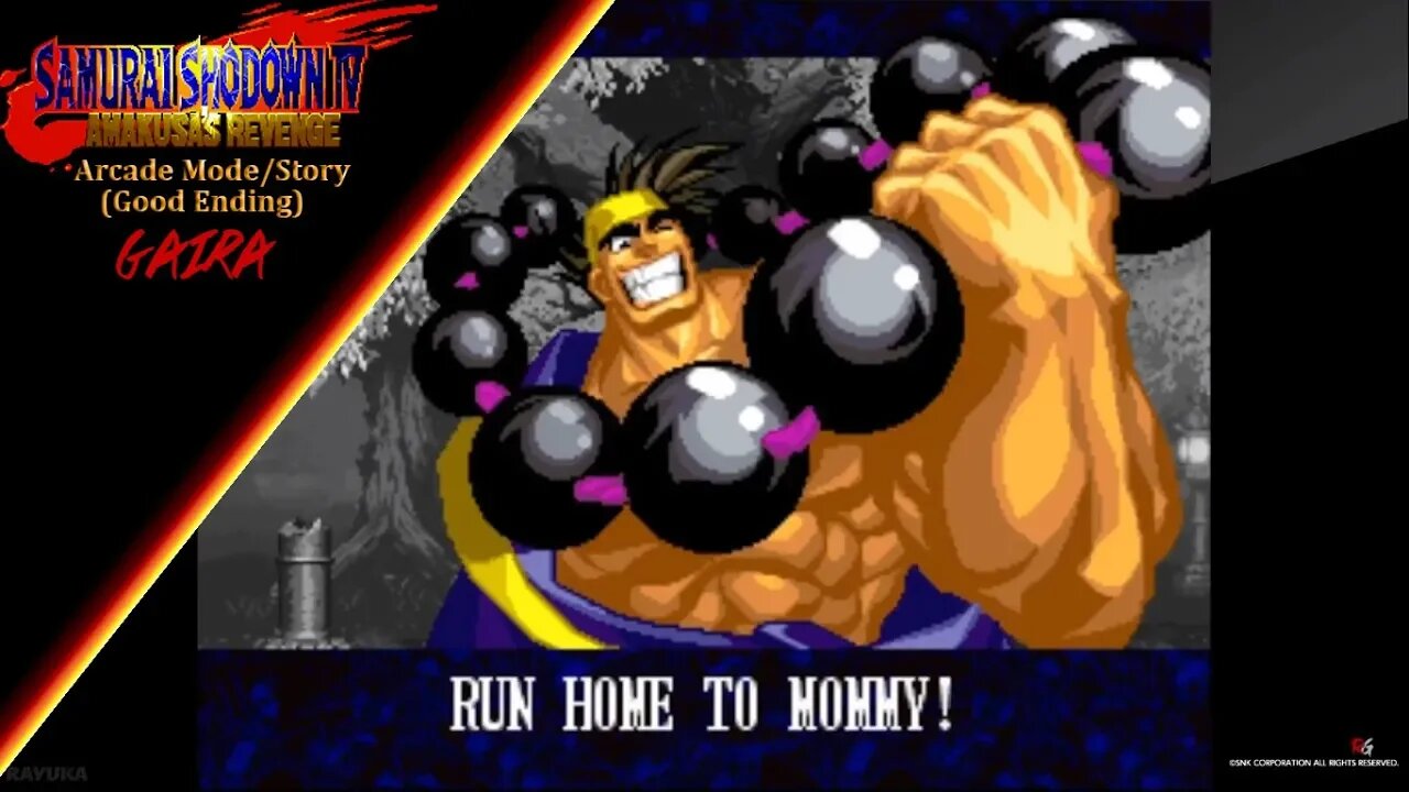 Samurai Shodown IV - Arcade Mode/Story - Gaira (Good Ending)