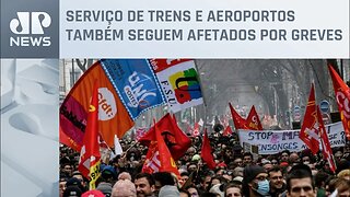 Um dia após protestos, França ainda registra bloqueio em refinarias
