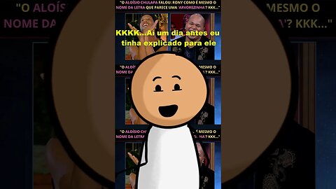 RONALDINHO GAÚCHO CONTA A HISTÓRIA DO ALOÍSIO CHULAPA E O Y PODCAST EM ANIMAÇÃO #shorts