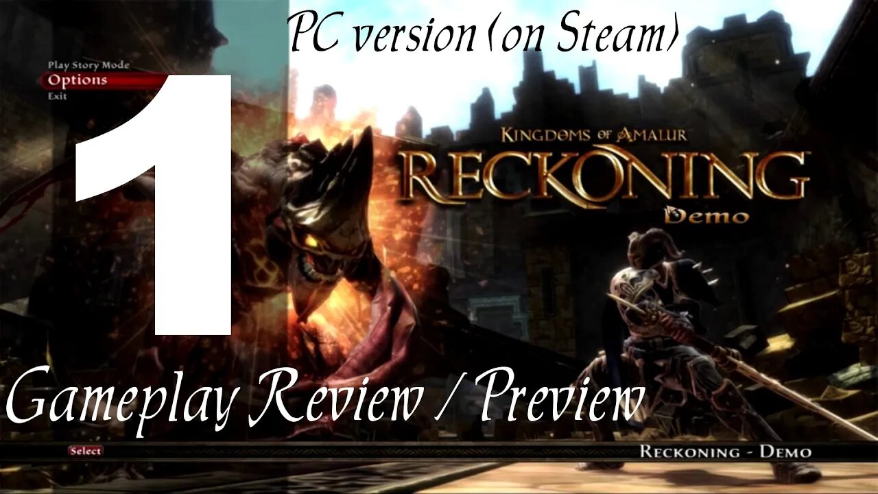 Kingdoms of Amalur: Reckoning part 1 [review gameplay] pc demo