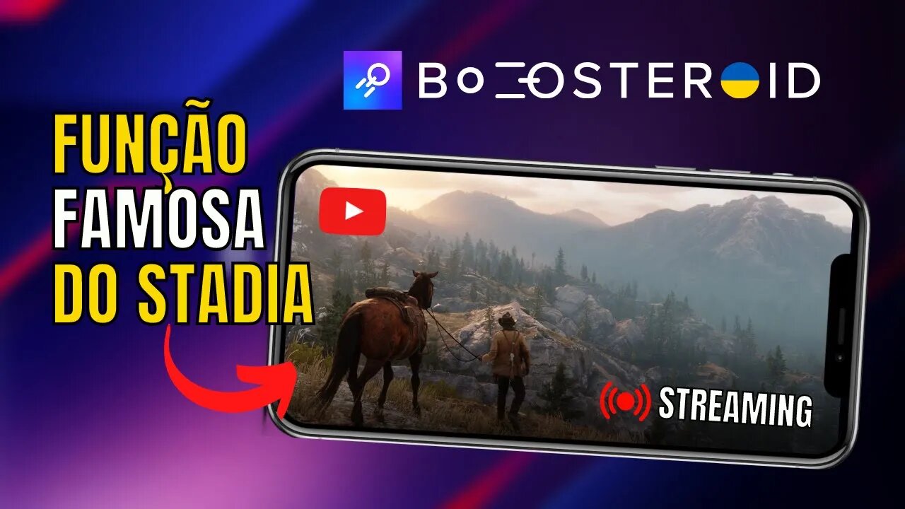 NOVA FUNÇÃO de STREAMING CHEGANDO ao BOOSTEROID!! Transmita jogos no YOUTUBE em CLOUD GAMING!