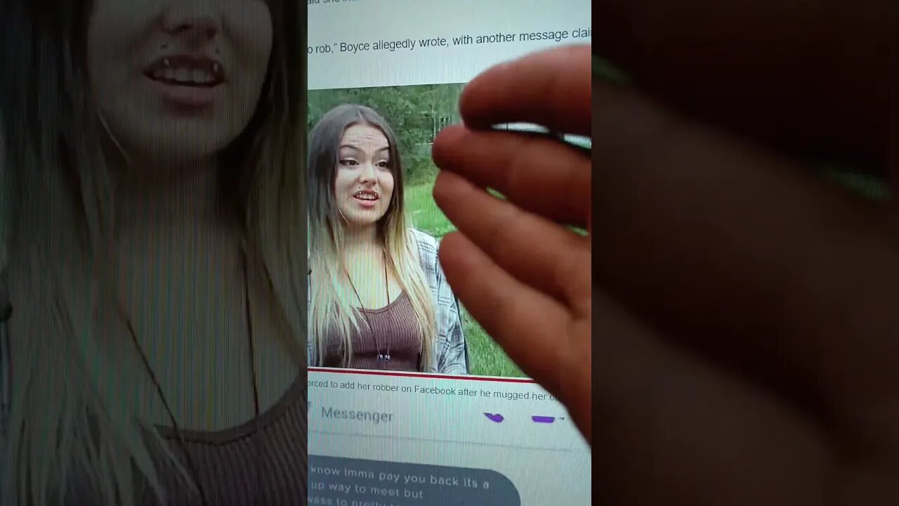 ROBBER ASKS OUT VICTIM