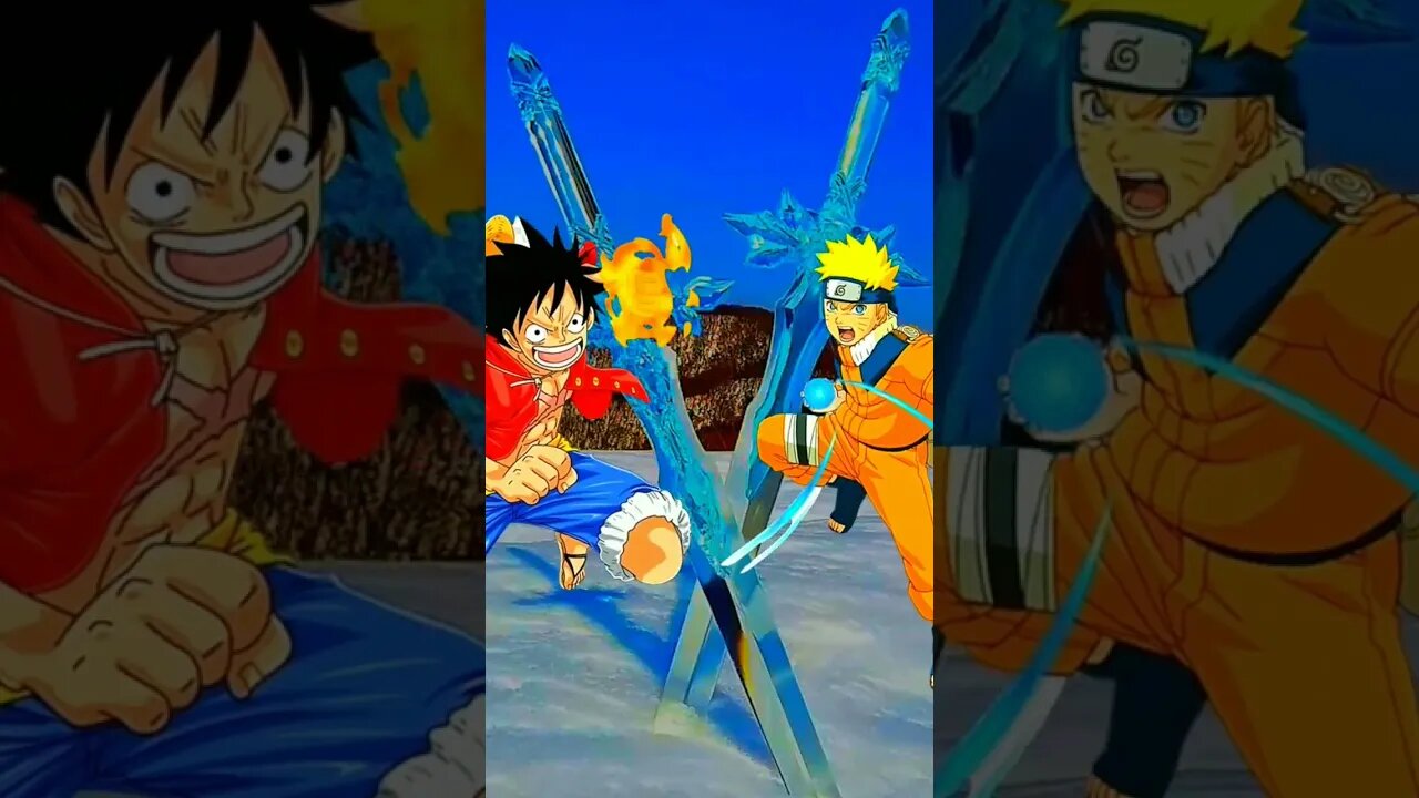 Naruto VS Luffy - WHO IS STRONGEST??.#shorts